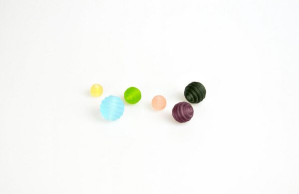 bead roller balls with grooves lampwork