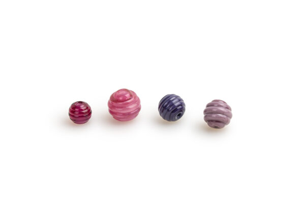 bead roller balls with grooves lampwork