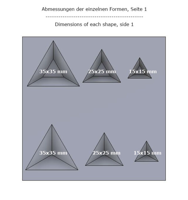 lampwork tool top shaper triangle pyramide