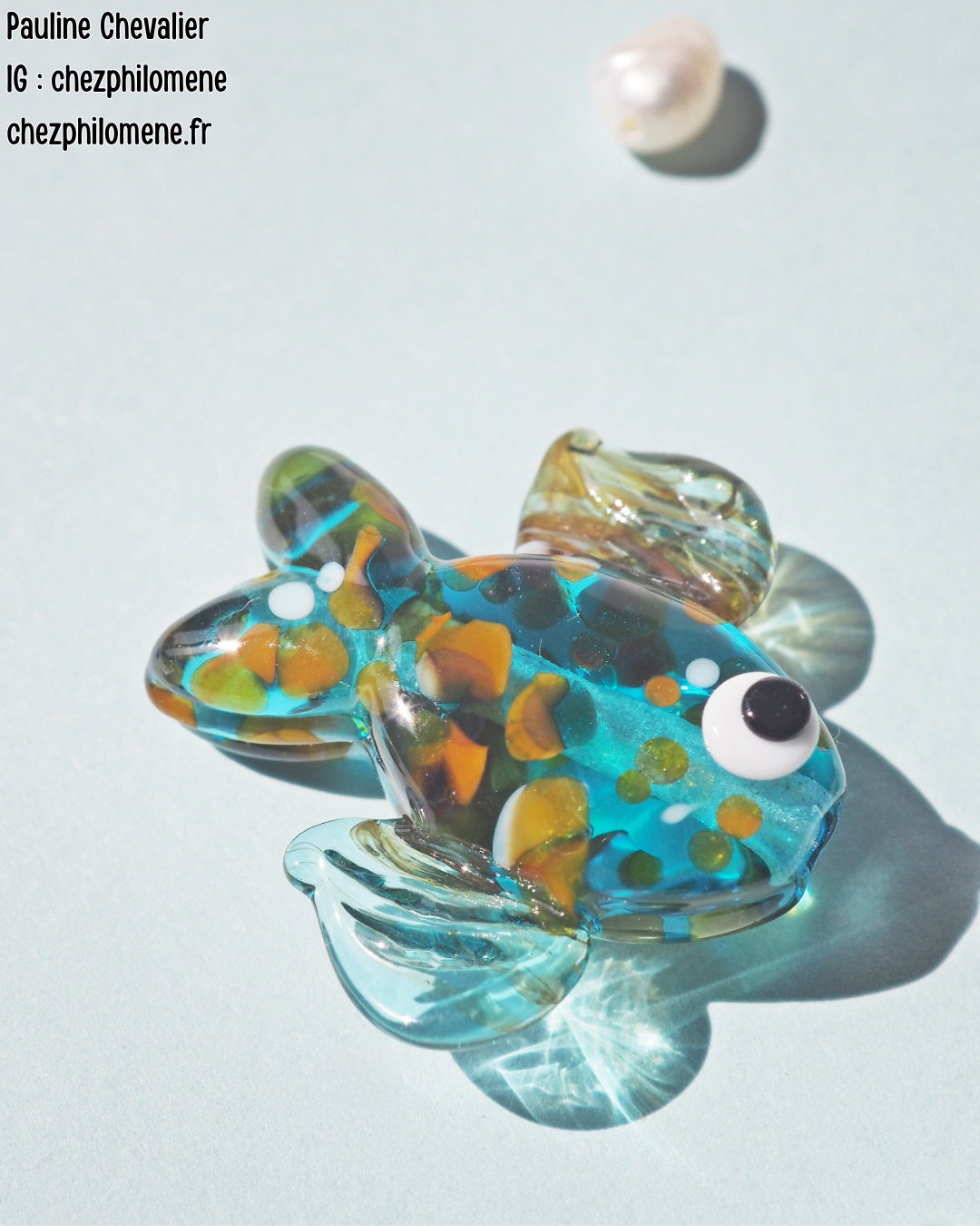 Perlenpresse mit zwei Fischformen, vertikale Dornführung – Bild 2